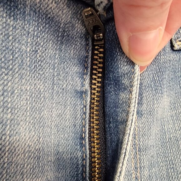 LAGENCE Jeans Denim Catalina High Line Distressed Cropped Size 27 - Picture 13 of 16